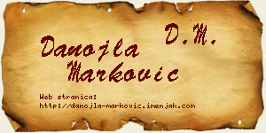Danojla Marković vizit kartica